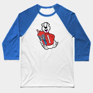 Icee Drink Bear Mascot Baseball T-Shirt